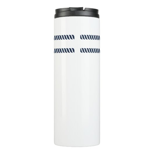 Nautical Blue Anchor Boat Name Thermosbeker (Achterkant)