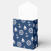 Nautical Blue Anchor Cadebox Bedankdoosjes (Geopend)