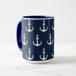 Nautical Blue Anchor Mok