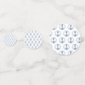 Nautical Blue Anchor Party Confetti (Voorkanten)