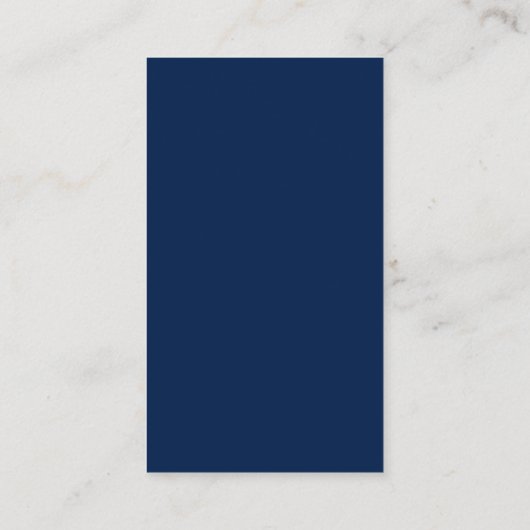 Nautical Blue Anchor QR RSVP Informatiekaartje (Achterkant)