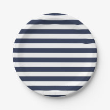 Nautical Blue and White Stripes Wedding / Party