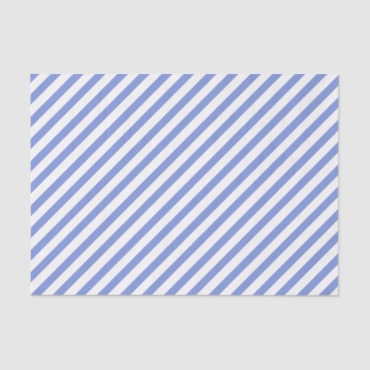 Nautical Blue and White Stripes - Weefselpapier Tissuepapier (Voorkant)