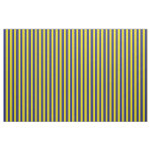Nautical Blue and Yellow Stripes Stof (Yard (91,4 cm))