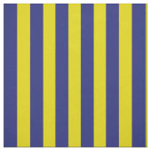 Nautical Blue and Yellow Stripes Stof (Swatch)
