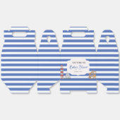 Nautical Blue Boy Baby shower Bedankdoosjes (Ongevouwen)