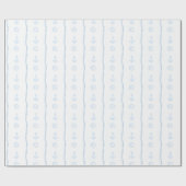 Nautical Blue Boy Ocean Baby shower Cadeaupapier (Vlak)