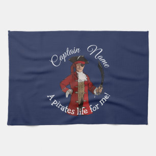 Nautical Blue Boy Party Pirate Theedoek