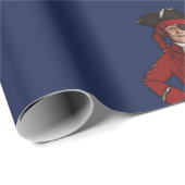 Nautical Blue Boy Pirate Cadeaupapier (Rol Hoek)