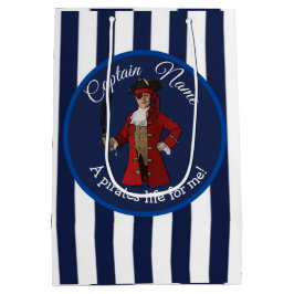 Nautical Blue Boy Pirate Medium Cadeauzakje