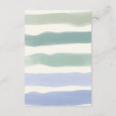 Nautical Blue Diaper Raffle Simple Boy´s Shower Informatiekaartje (Achterkant)