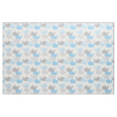Nautical Blue Grey Whale Ocean Animals Zee Life Stof (Yard (91,4 cm))