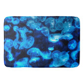 Nautical Blue Jellyfish Marine Life Badmat (Voorkant)