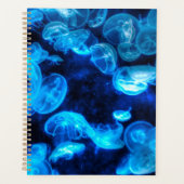 Nautical Blue Jellyfish Marine Life Planner (Voorkant)