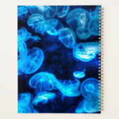 Nautical Blue Jellyfish Marine Life Planner (Achterkant)