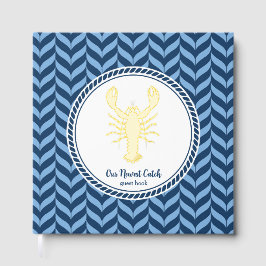 Nautical Blue Lobster kust  Gastenboek