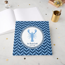 Nautical Blue Lobster kust  Gastenboek