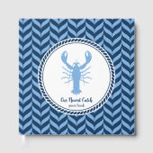 Nautical Blue Lobster kust Gastenboek (Voorkant)