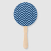 Nautical Blue Lobster kust Handwaaier (Achterkant)