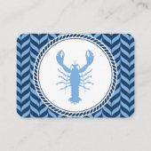 Nautical Blue Lobster kust Plaatskaartje (Voorkant)