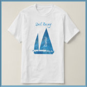Nautical Blue Sailboat T-shirt