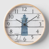 Nautical Blue Ship Rustic Decor (Voorkant)