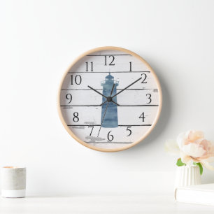 Nautical Blue Ship Rustic Decor