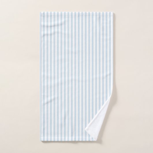 Nautical Blue Stripe Patroon Bad Handdoek (Handdoek)