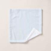 Nautical Blue Stripe Patroon Bad Handdoek (Wasdoekje)