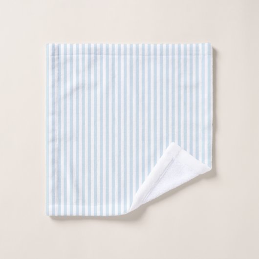 Nautical Blue Stripe Patroon Bad Handdoek (Wasdoekje)