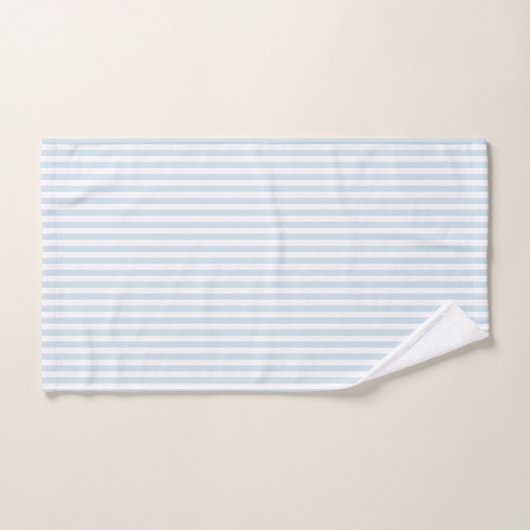 Nautical Blue Stripe Patroon Bad Handdoek (Handdoek)