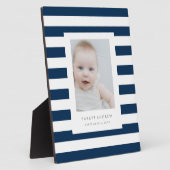 Nautical Blue Stripes Fotoplaat (Zijkant)