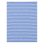 Nautical Blue Stripes Tafelkleed (Voorkant)