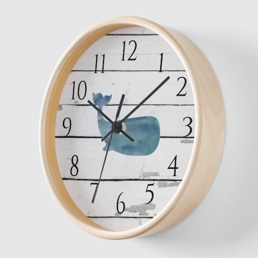 Nautical Blue Whale Ship Rustic Decor (Hoek)