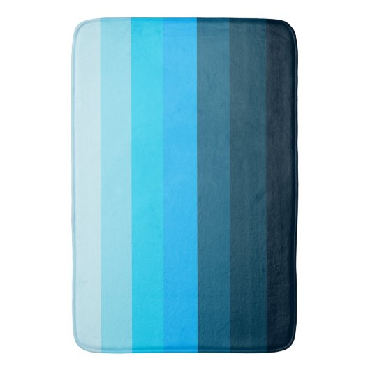 Nautical Blues Bath Mat (Voorkant Verticaal)