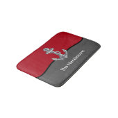 Nautical Boat Anchor Badmat (Gekanteld)