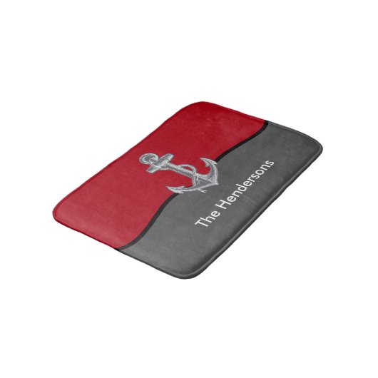 Nautical Boat Anchor Badmat (Gekanteld)