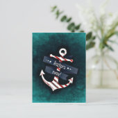 Nautical Boat Anchor Briefkaart (Staand voorkant)