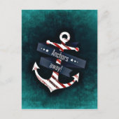 Nautical Boat Anchor Briefkaart (Voorkant)