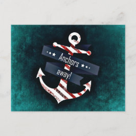 Nautical Boat Anchor Briefkaart