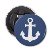 Nautical Boat Anchor Button Flesopener (Voorkant)