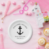 Nautical Boat Anchor Papieren Bordje (Feest)