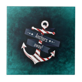 Nautical Boat Anchor Tegeltje