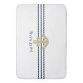 Nautical Boat Anchor, touw Badmat (Voorkant Verticaal)