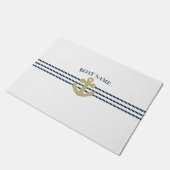 Nautical Boat Anchor, touw Deurmat (Schuin)