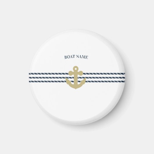 Nautical Boat Anchor, touw Magneet (Voorkant)