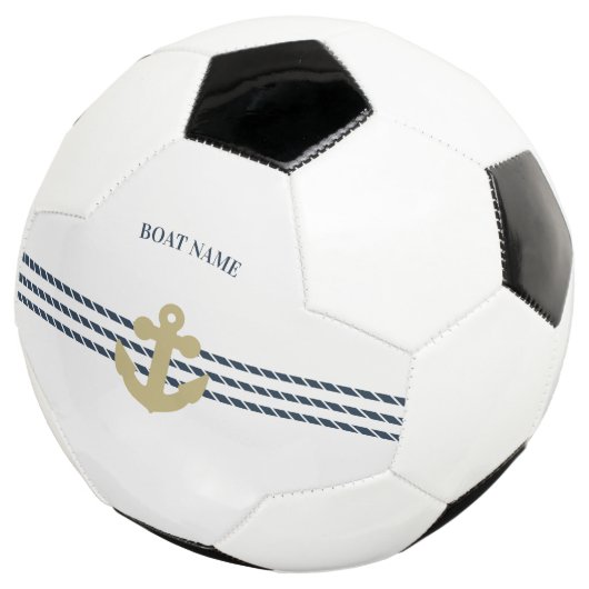 Nautical Boat Anchor, touw Voetbal (Drie kwart)