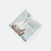 Nautical Boat Baby shower Servet (Hoek)