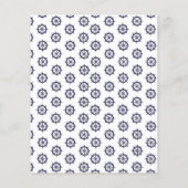 Nautical Boat Captain Sailors Anchor Flyer (Achterkant)