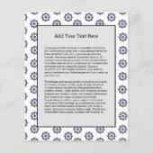 Nautical Boat Captain Sailors Anchor Flyer (Voorkant)